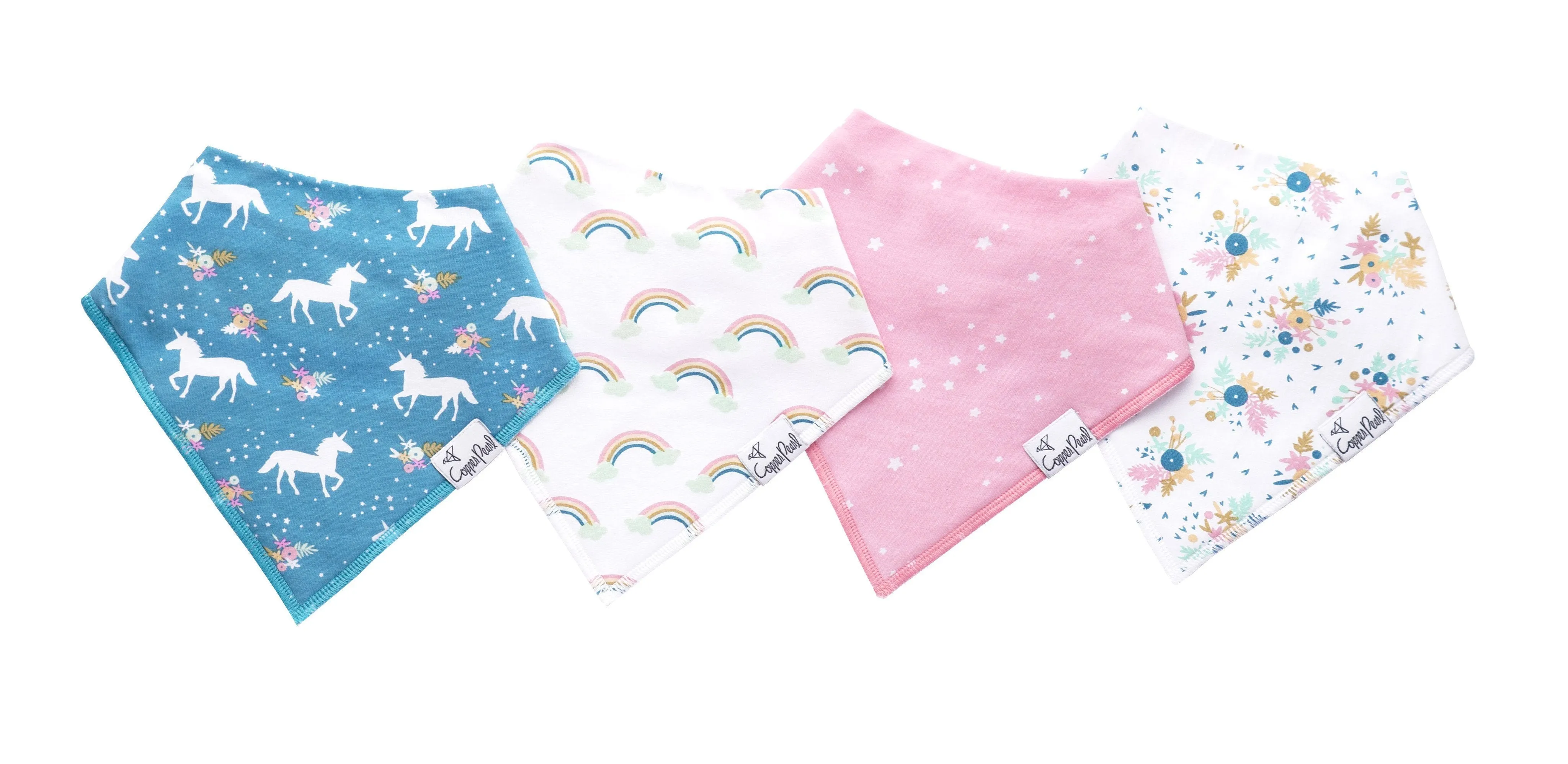 Copper Pearl Baby Bandana Bibs - Whimsy