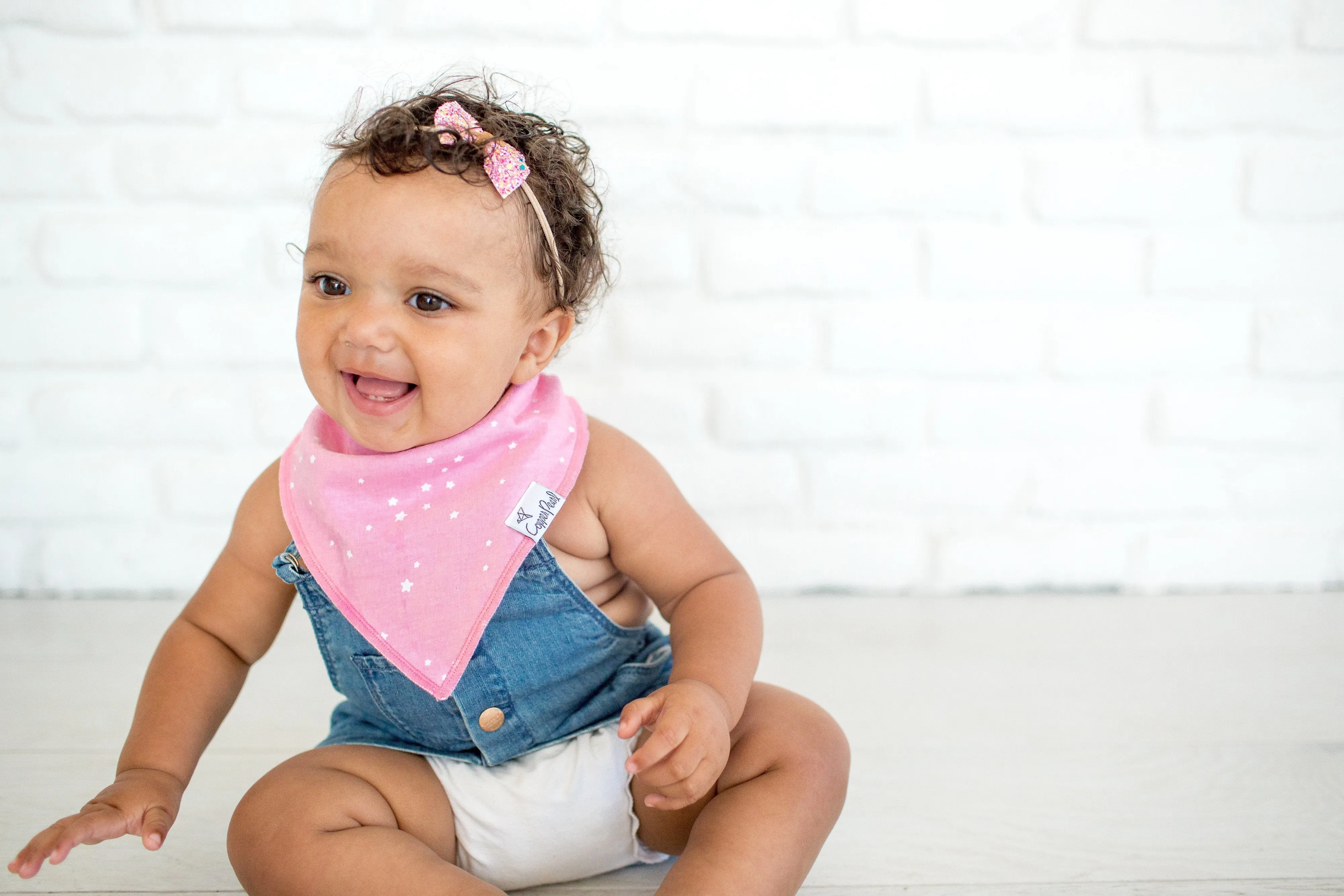 Copper Pearl Baby Bandana Bibs - Whimsy