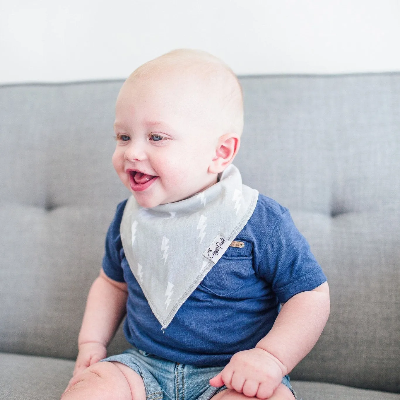 Copper Pearl Baby Bandana Bibs | Wild