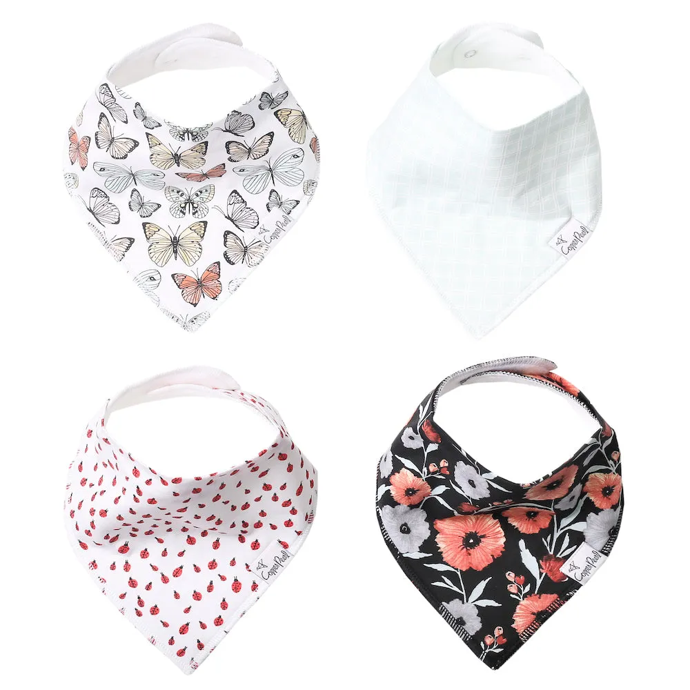 Copper Pearl - Bandana Bib (4 pack) - Dot
