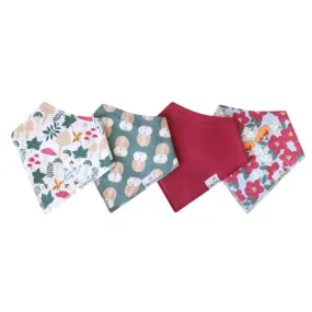 Copper Pearl - Bandana Bib (4 pack) - Ivy