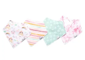 Copper Pearl Bandana Bib 4 Piece Set
