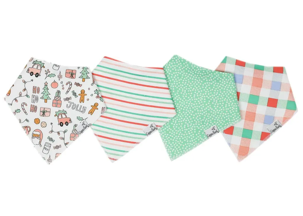 Copper Pearl Bandana Bib 4 Piece Set