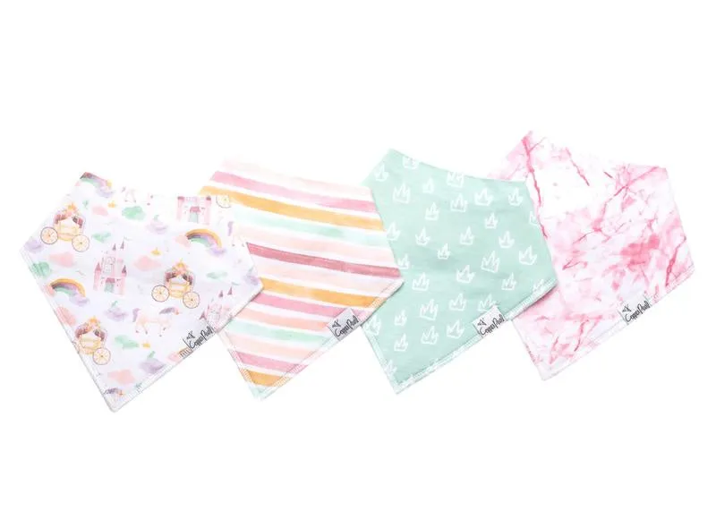 Copper Pearl Bandana Bib 4 Piece Set