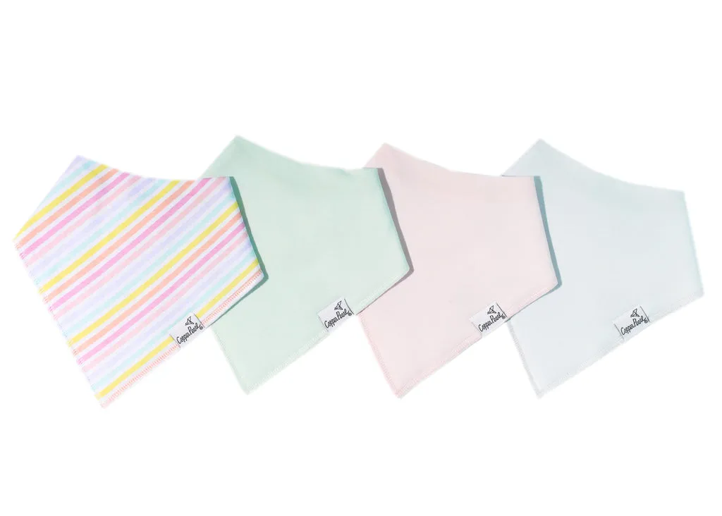 Copper Pearl Bandana Bib 4 Piece Set