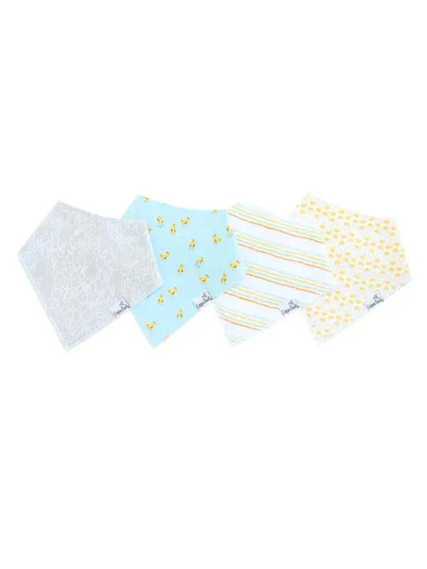 Copper Pearl Bandana Bib 4 Piece Set