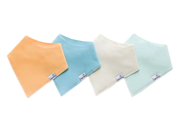 Copper Pearl Bandana Bib 4 Piece Set
