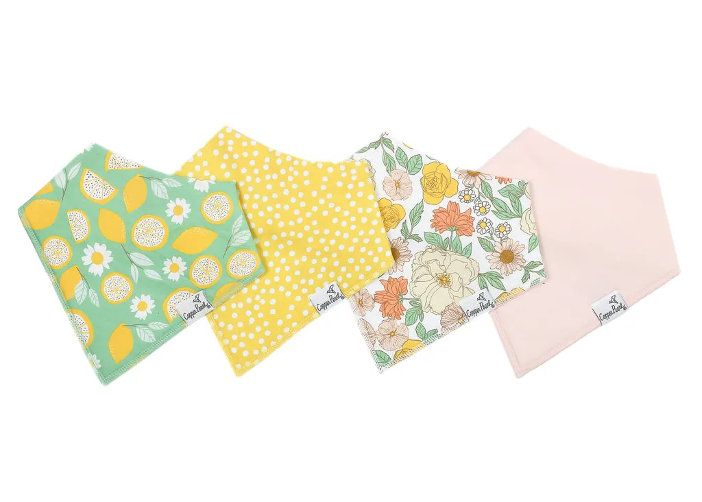 Copper Pearl Bandana Bib 4 Piece Set