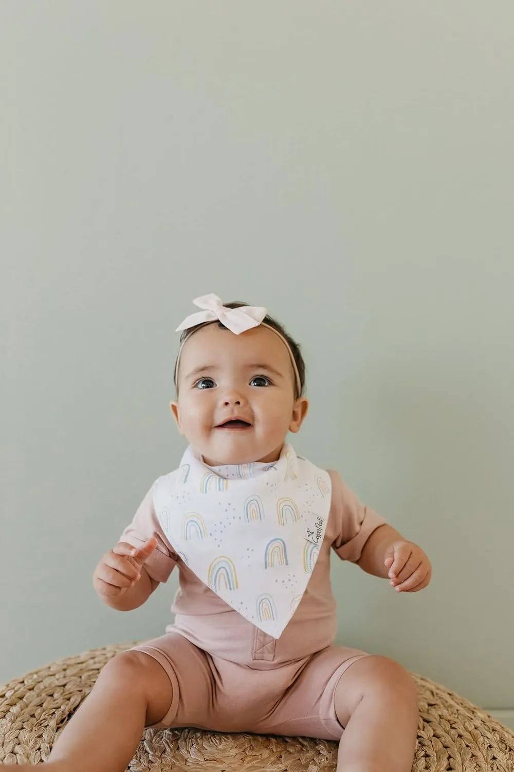 Copper Pearl Bandana Bib Set: Whimsy