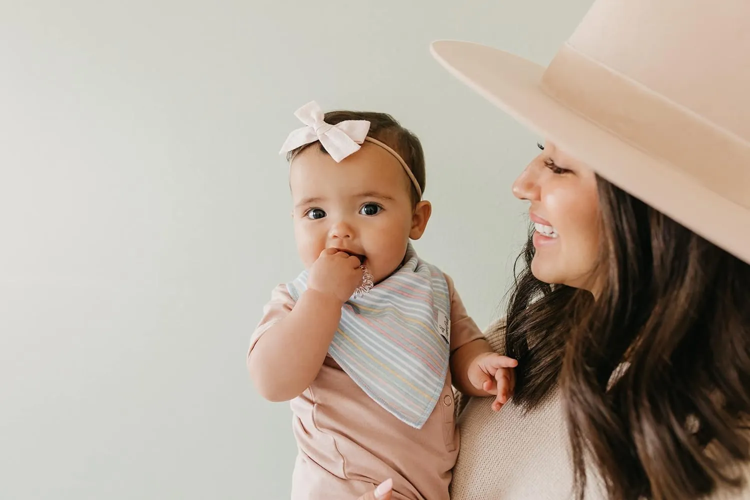 Copper Pearl Bandana Bib Set: Whimsy