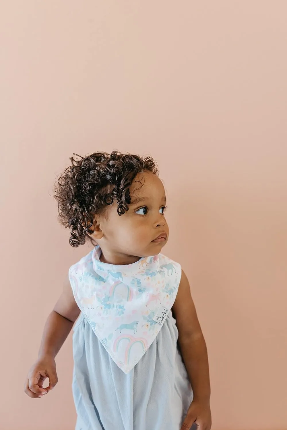 Copper Pearl Bandana Bib Set: Whimsy