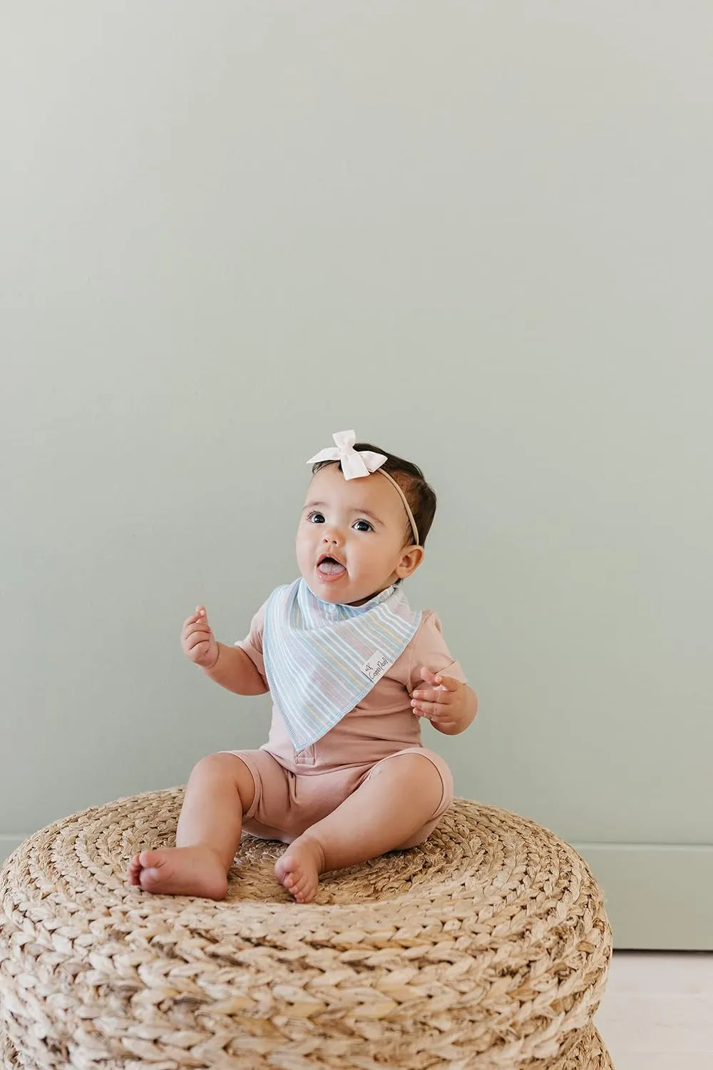 Copper Pearl Bandana Bib Set: Whimsy