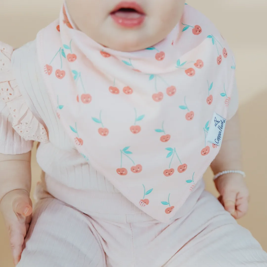 Copper Pearl Bandana Bibs / Cheery