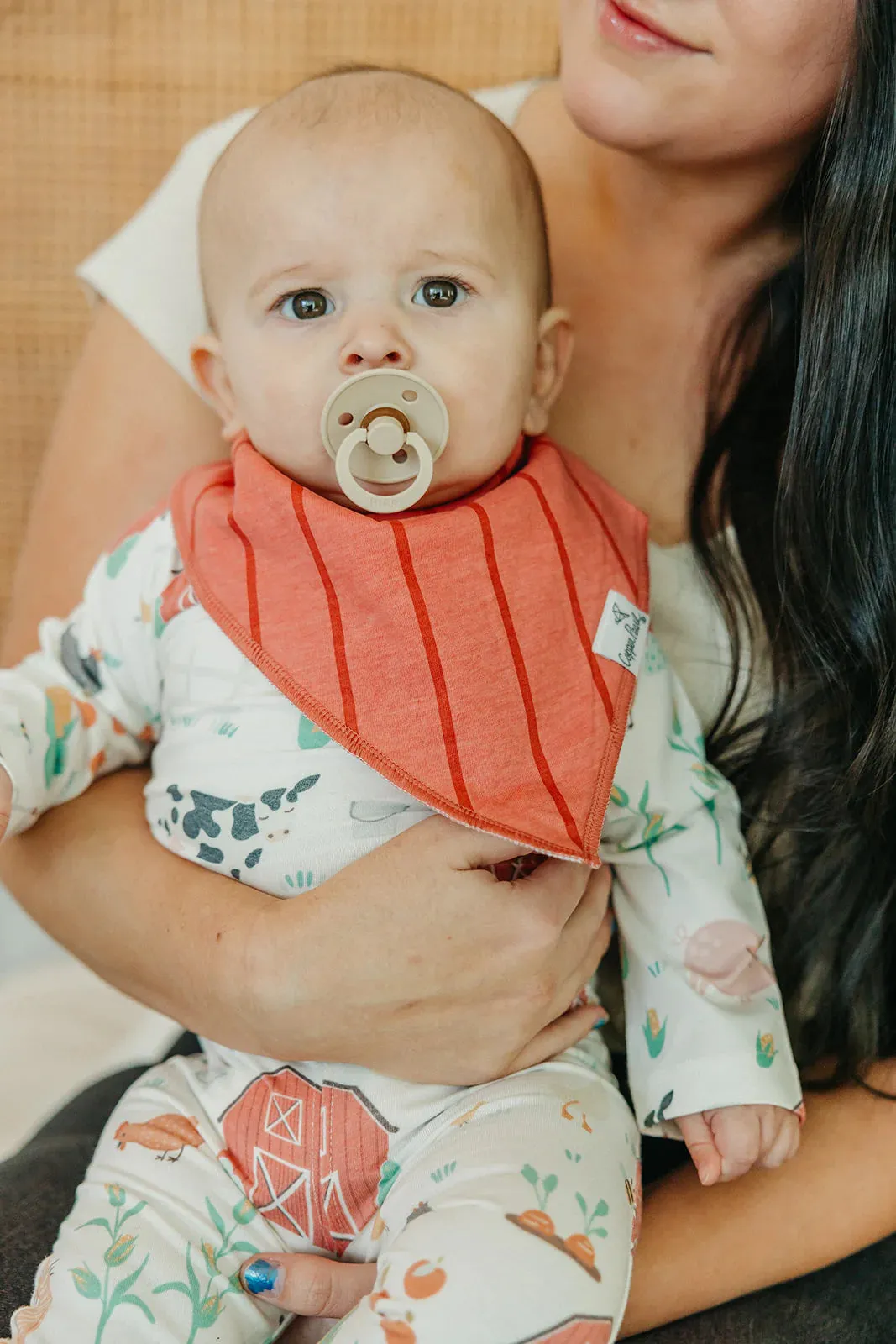 Copper Pearl Bandana Bibs / Farmstead
