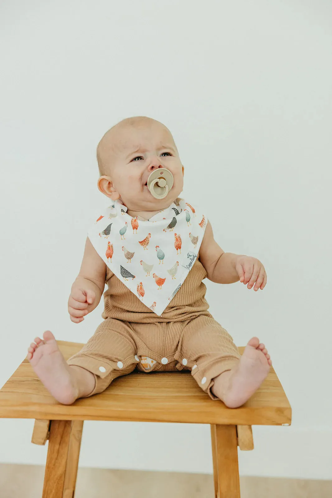 Copper Pearl Bandana Bibs / Farmstead