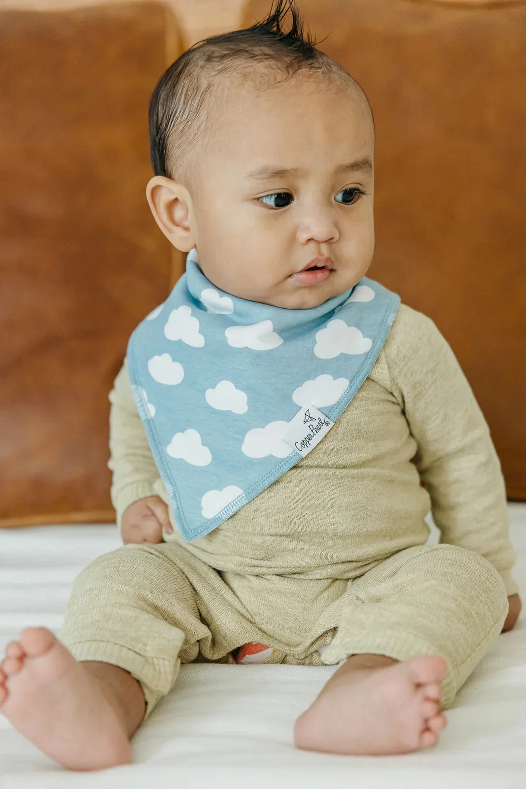 Copper Pearl Bandana Bibs / Farmstead
