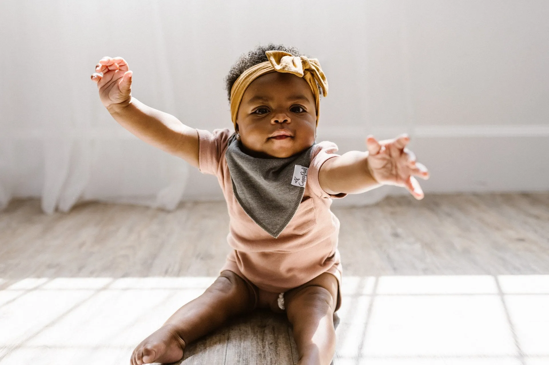 Copper Pearl Lennon Bandana Bib Set