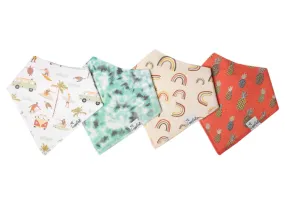 Copper Pearl Maui Baby Bandana Bibs