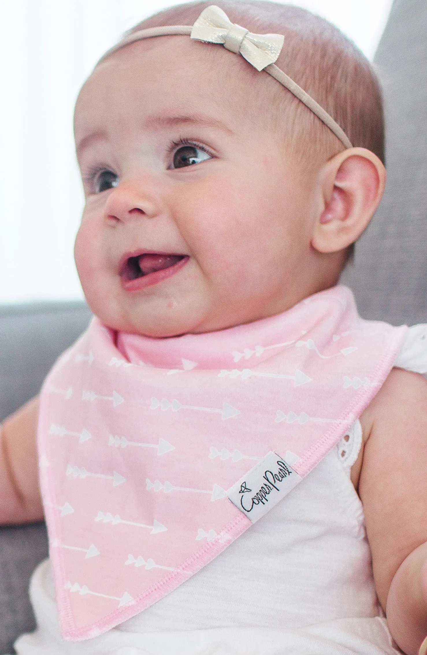 Copper Pearl Rosie Bandana Bib Set