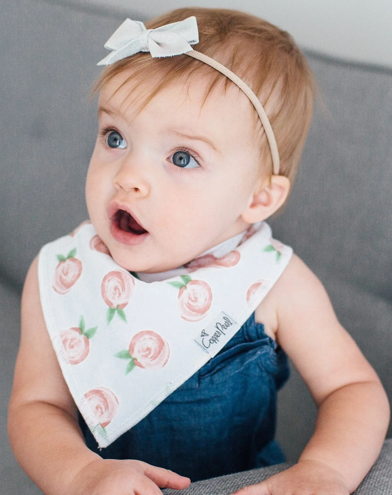 Copper Pearl Rosie Bandana Bib Set