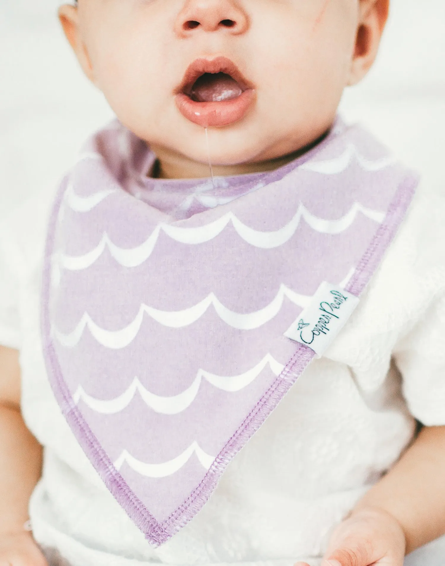 Copper Pearl Rosie Bandana Bib Set