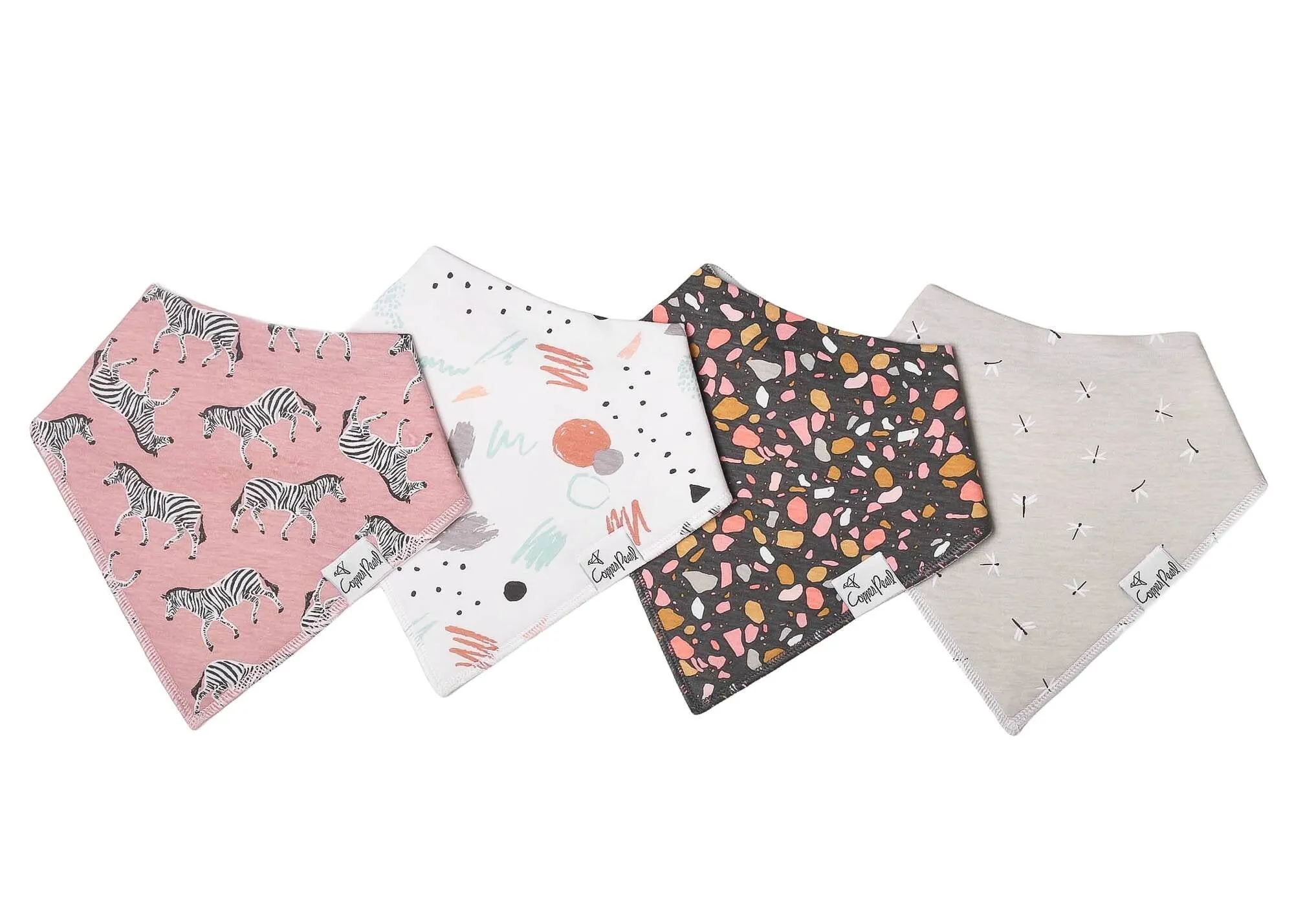Copper Pearl Zella Bandana Bib Set