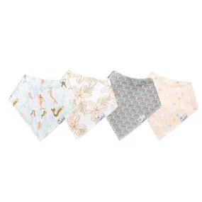 Coral Baby Bandana Drool Bibs