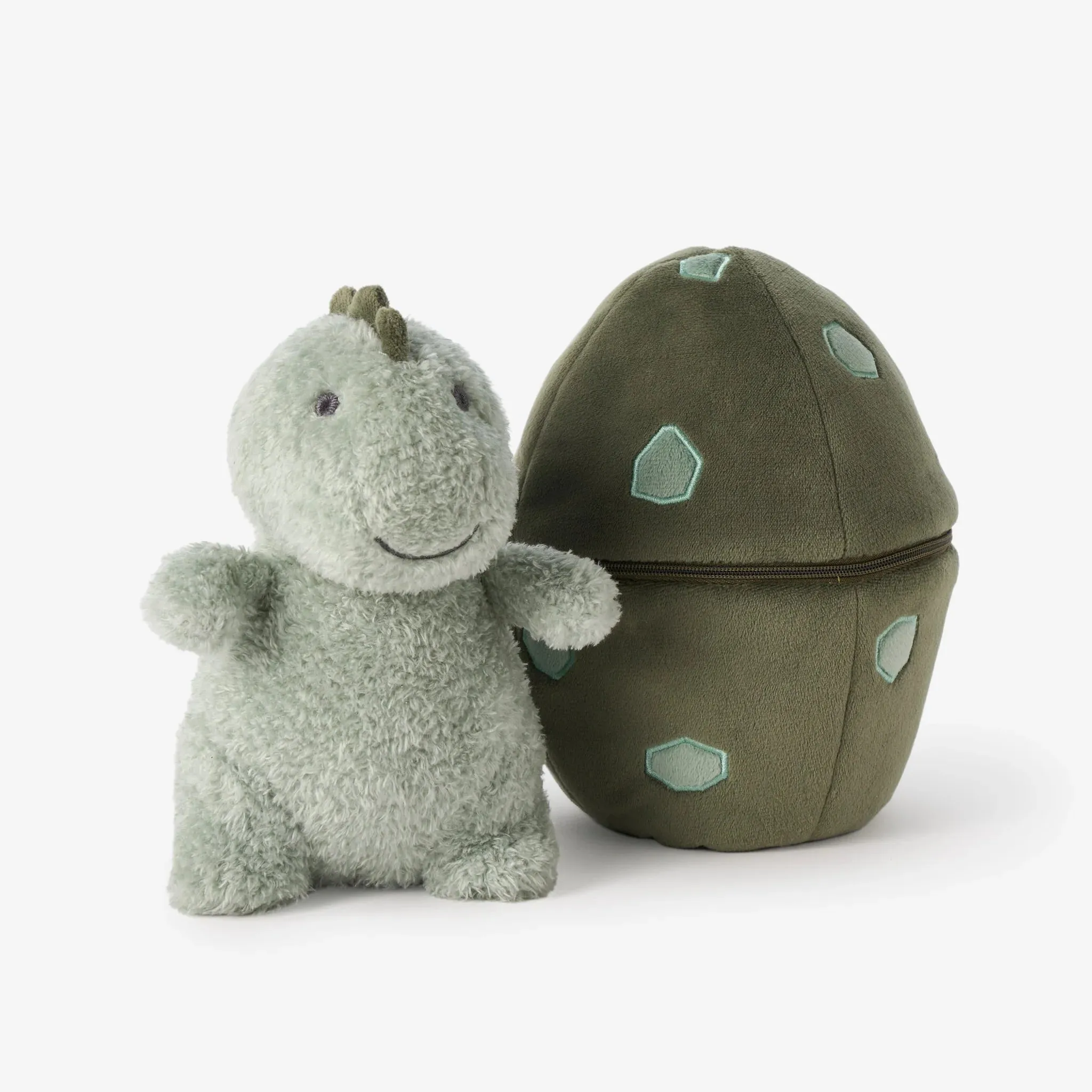 Dino and Egg Plush Activity Toy