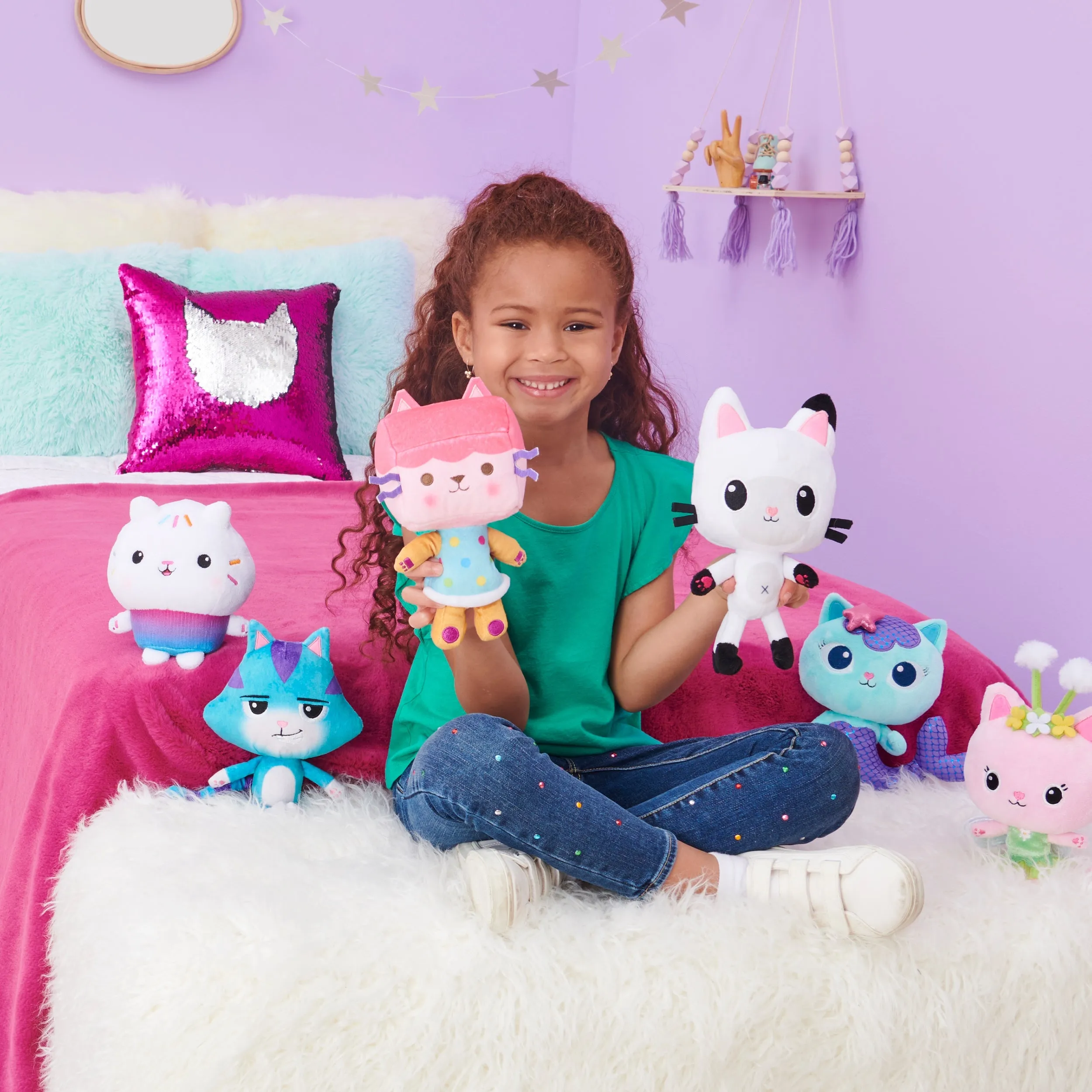 Dreamworks Gabby's Dollhouse Purr-Ific Plush Baby Box Cat