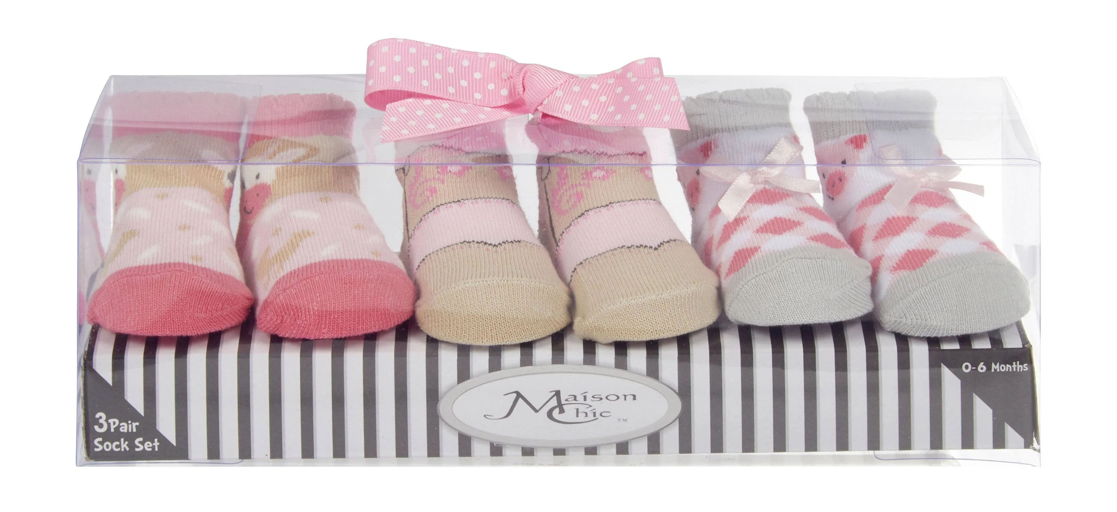 Farm Friends Socks Baby Gift Set by Maison Chic *