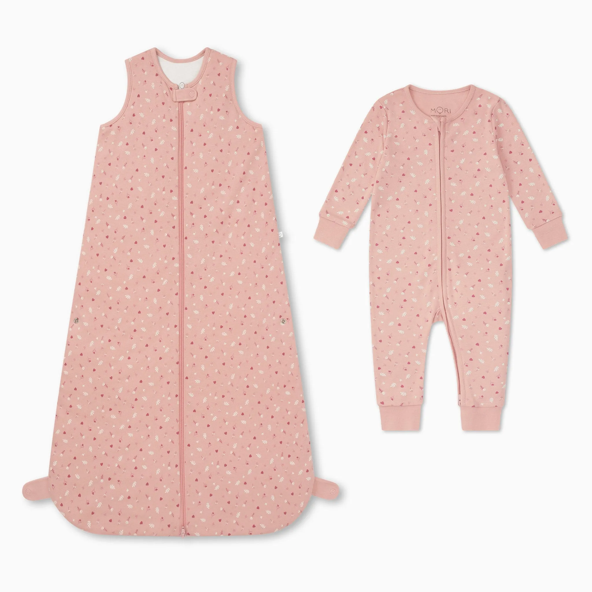 Floral Front Opening Bedtime Set 1.5 TOG