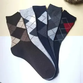 FrostGuard Men's Wool Crew Socks - 5 Pairs