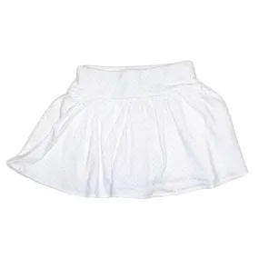 Gathered Skort Baby Blue Polka Dot
