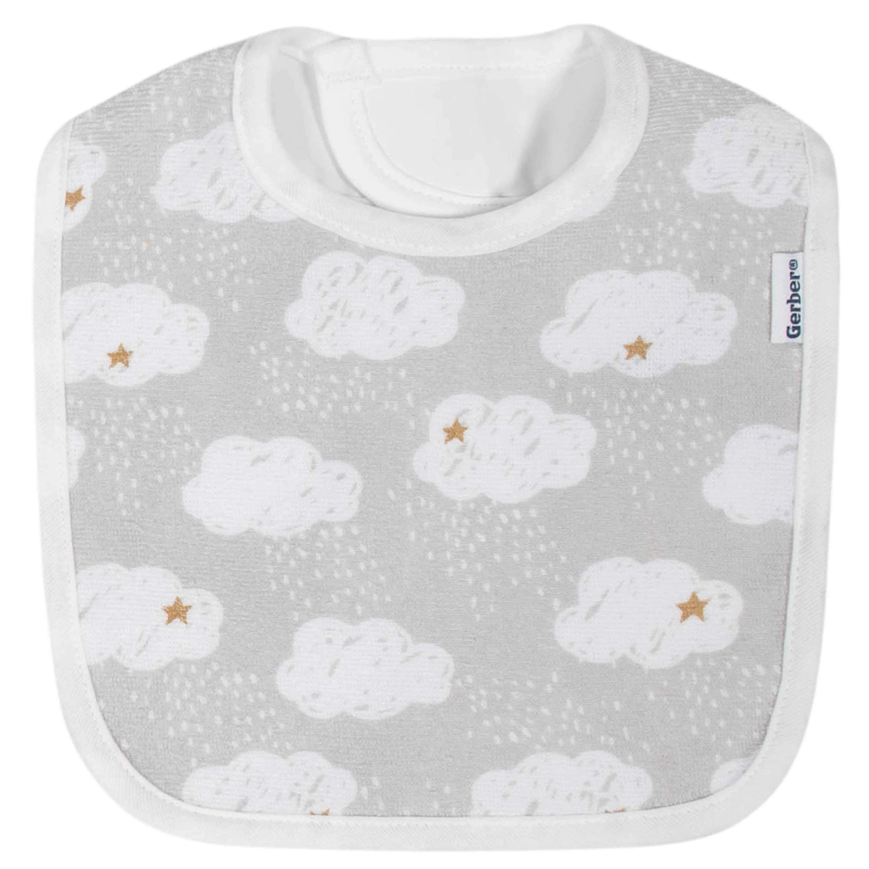 Gerber® 3-Pack Baby Unisex Lamb Terry Bibs