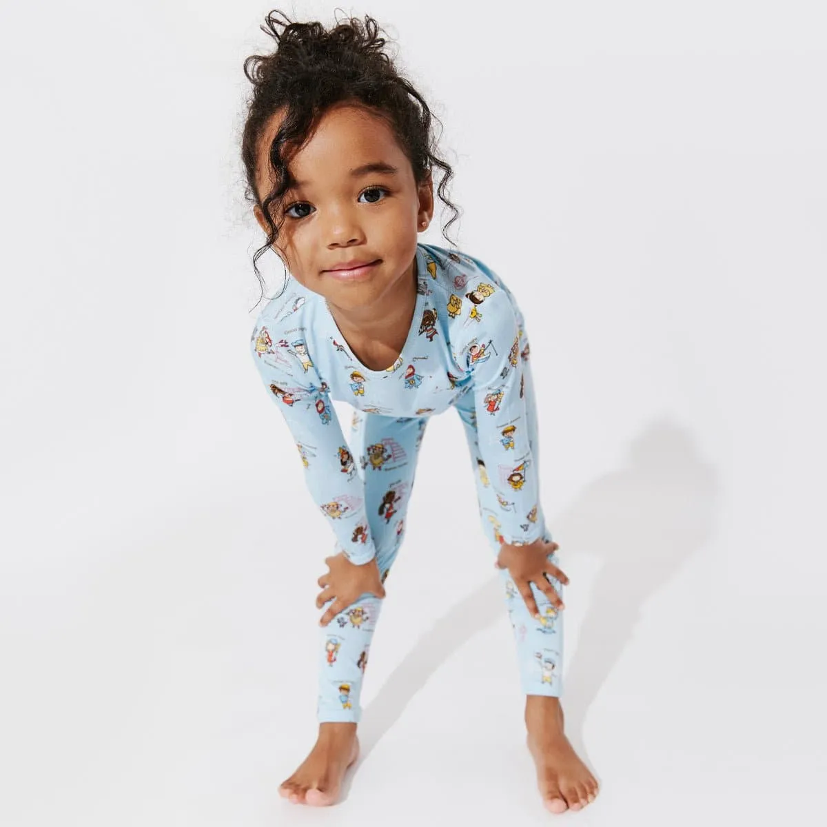 Goodnight World Bamboo Kids Pajamas