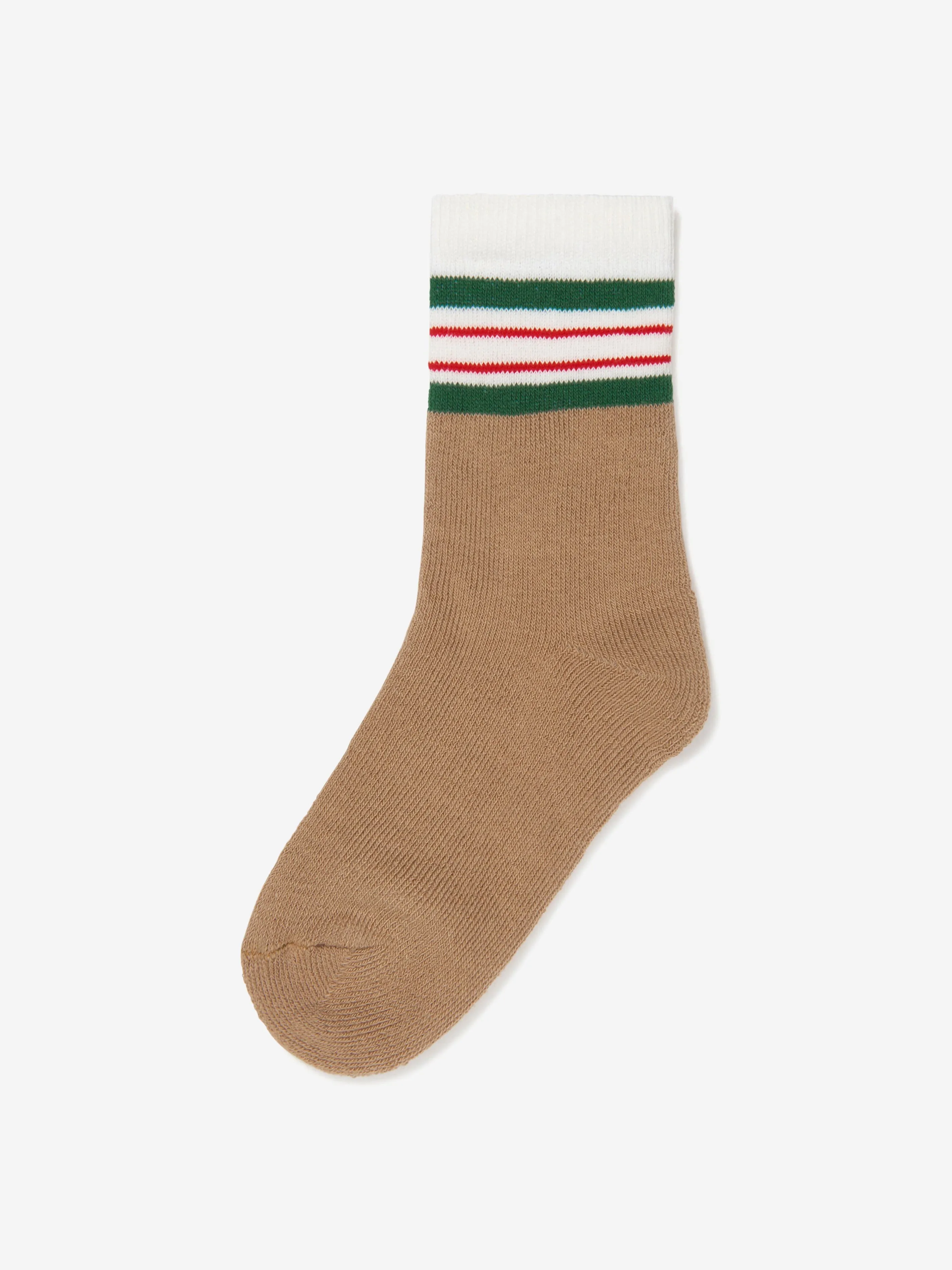 Gucci Baby Interlocking G Socks in Brown