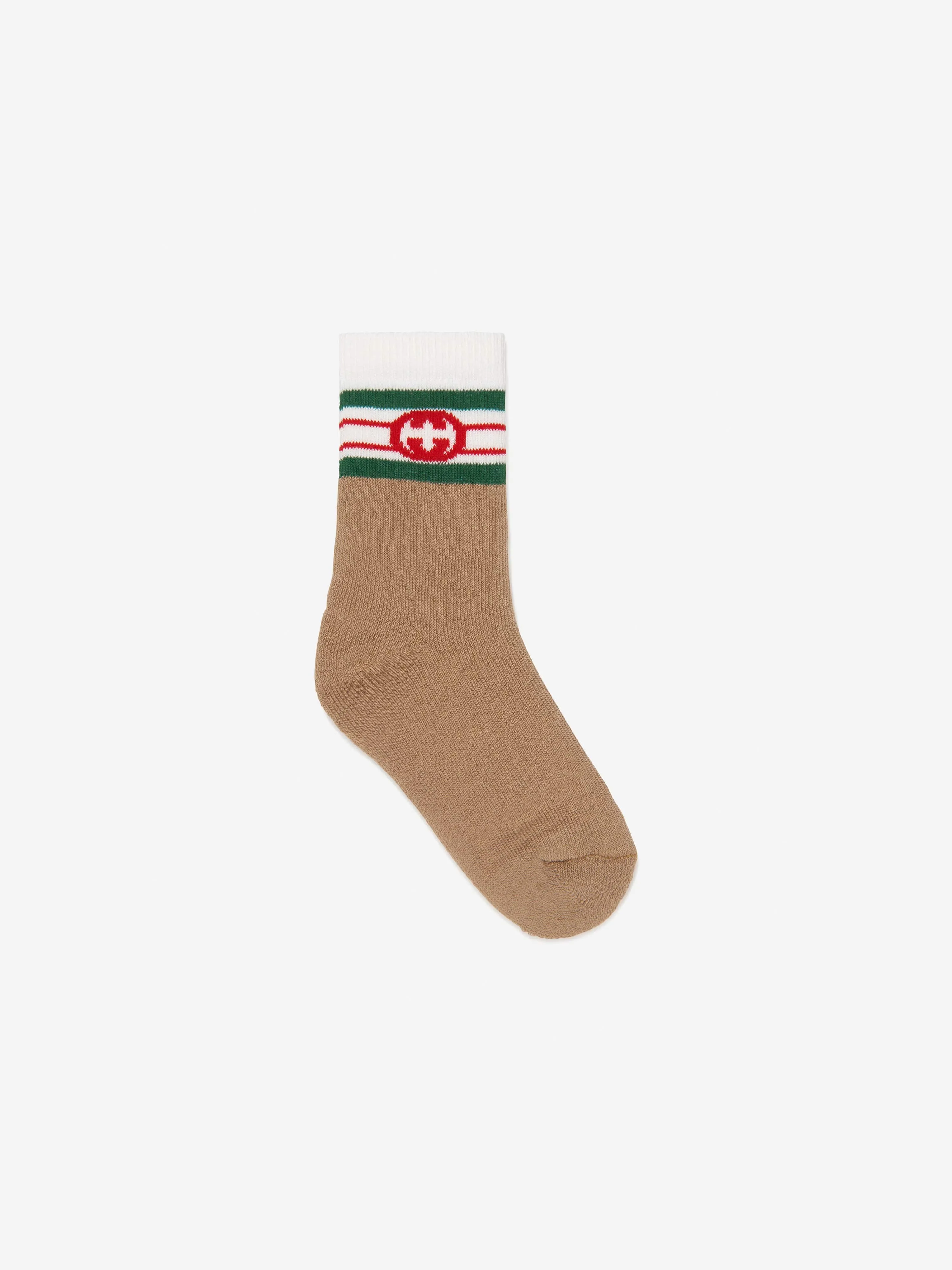Gucci Baby Interlocking G Socks in Brown