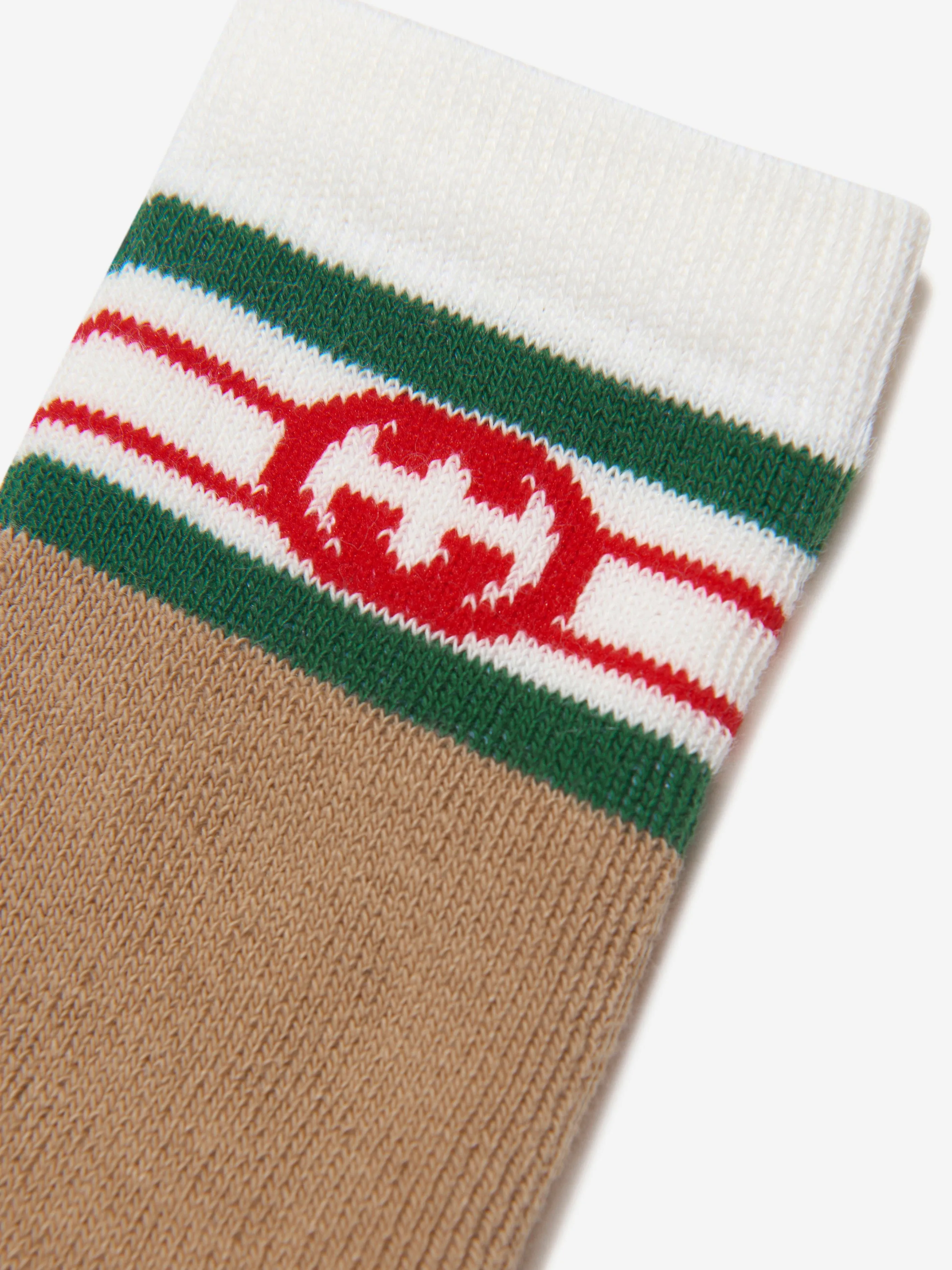 Gucci Baby Interlocking G Socks in Brown