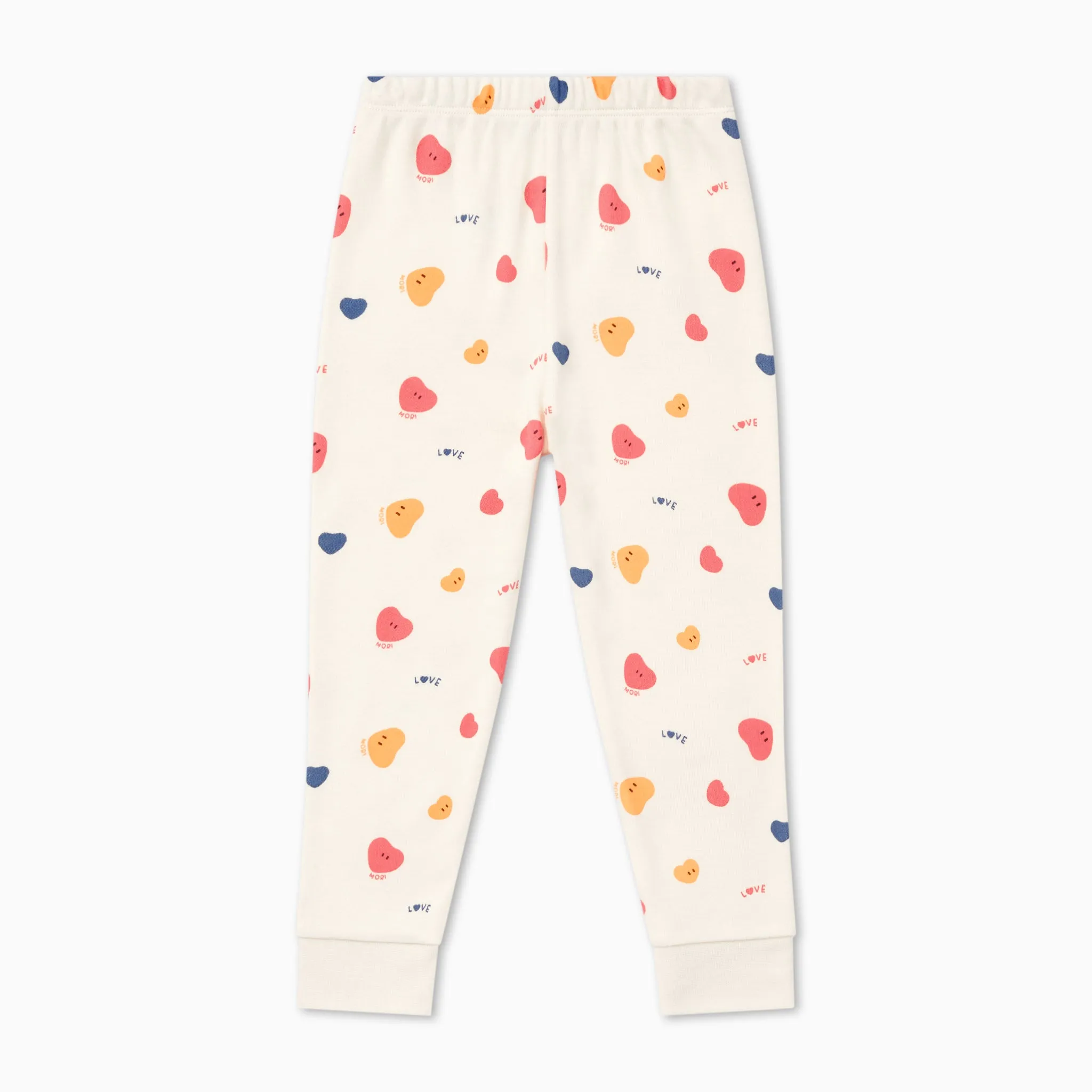 Heart Print Pajama Set