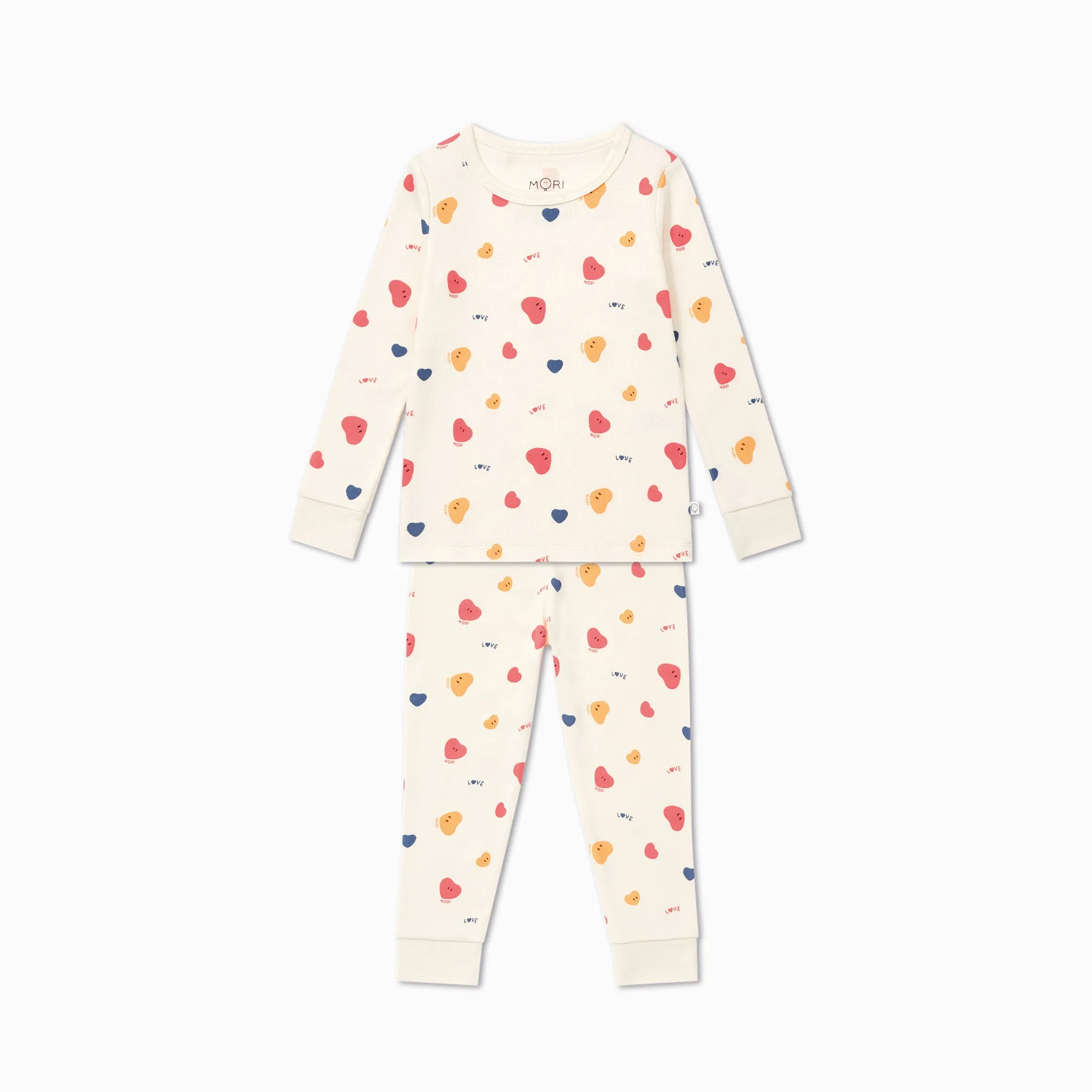 Heart Print Pajama Set