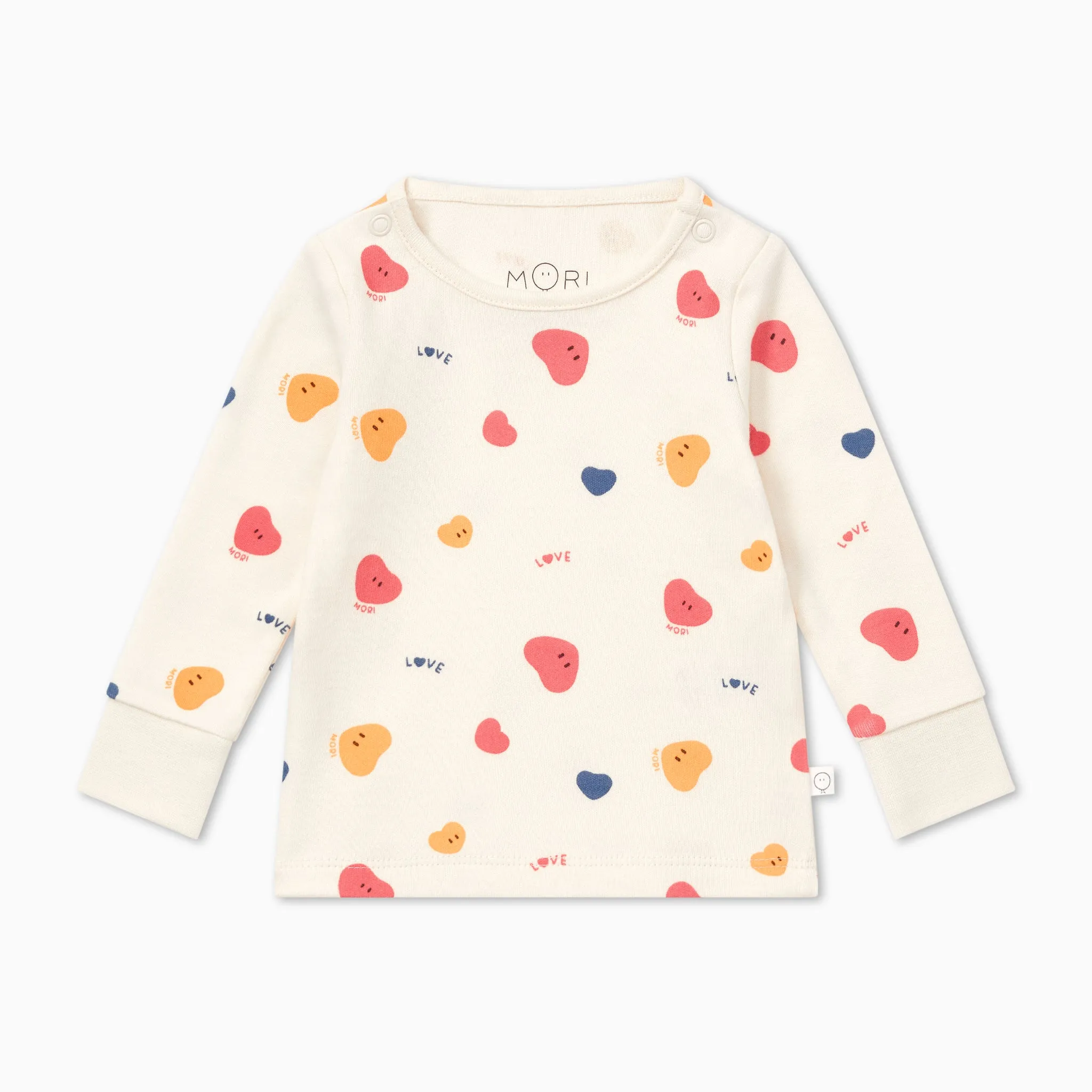 Heart Print Pajama Set