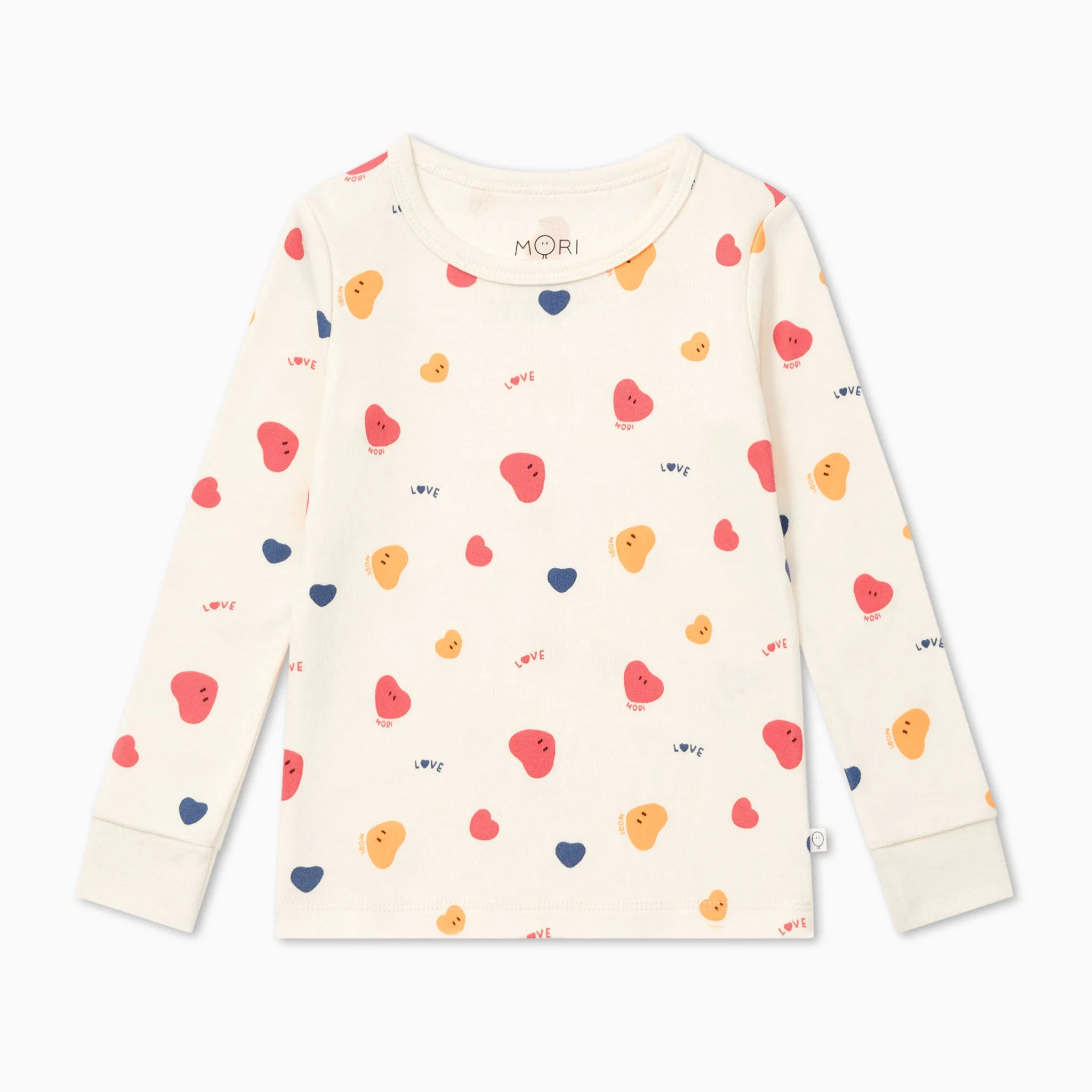 Heart Print Pajama Set