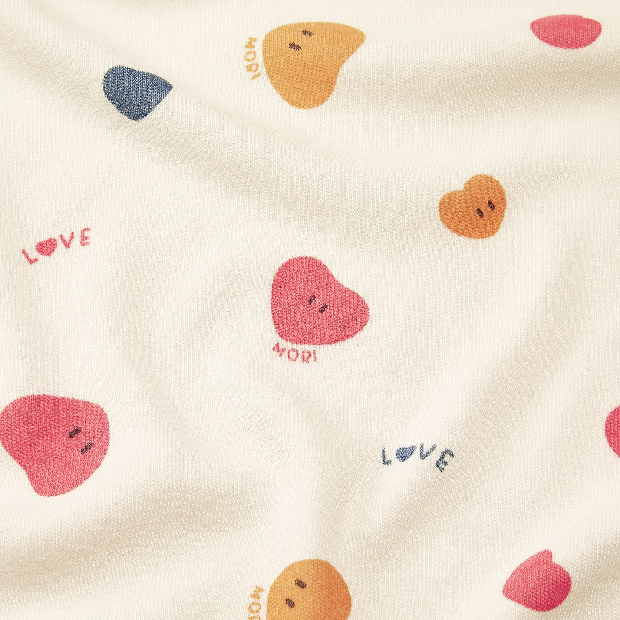 Heart Print Pajama Set