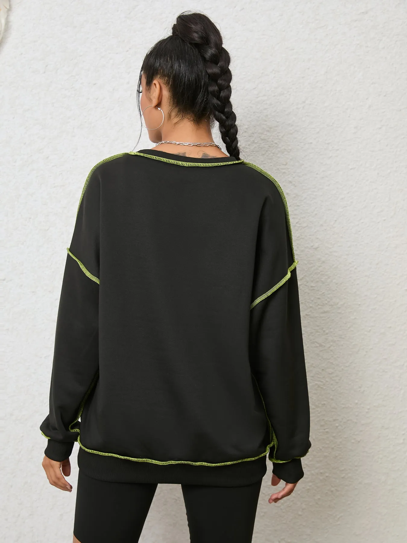 Hooded Digital Printed Loose Top