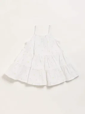 HOP Baby White Flared Dress
