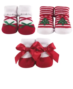 Hudson Baby - Christmas Tree Sock Gift Set