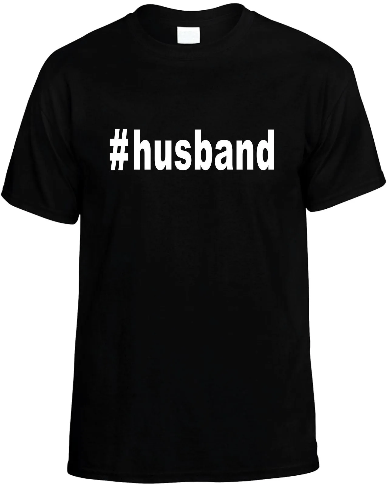 #Husband Hashtag Cool Groom Unisex T-Shirt Novelty Graphic Tee Shirt