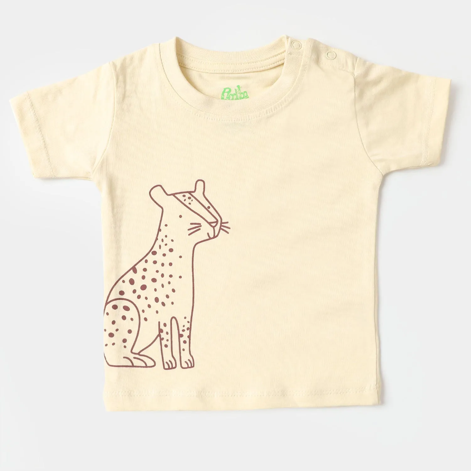 Infant Boys Cotton Set 2 PC Adventure & Tiger - Light Grey