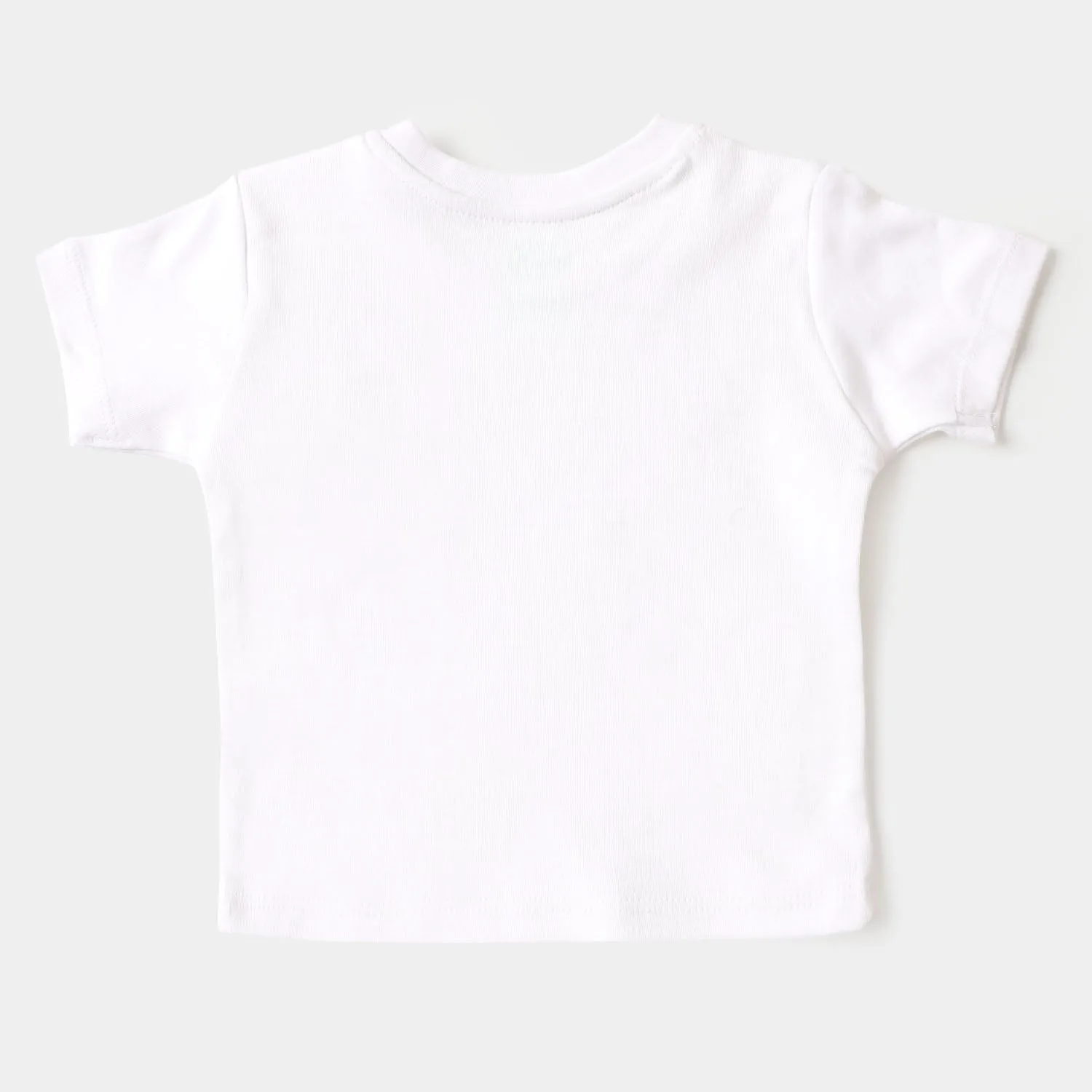 Infant Boys Set 2 PC Elephant & Striper - White