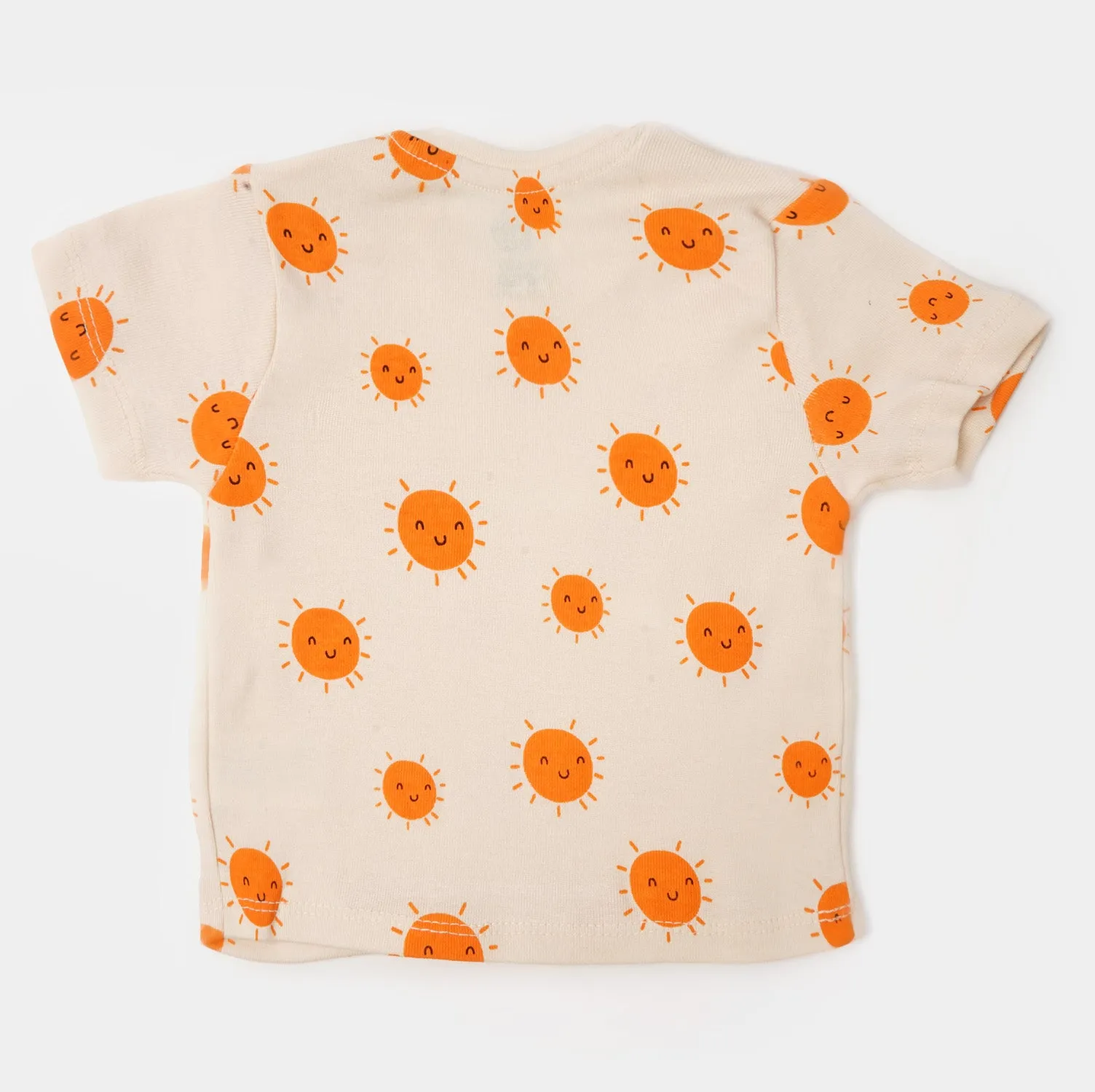 Infant Girls Rib T-Shirt 3Pcs Fruits & Sun